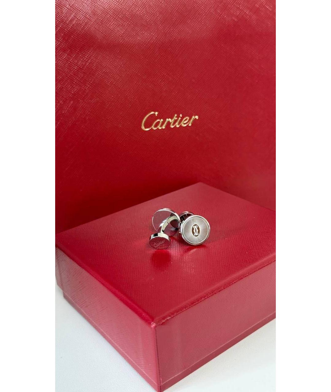 CARTIER Серебряные серебряные запонки, фото 3