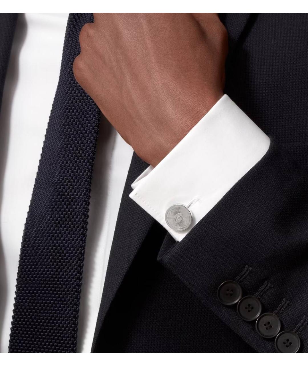 CARTIER Серебряные серебряные запонки, фото 4