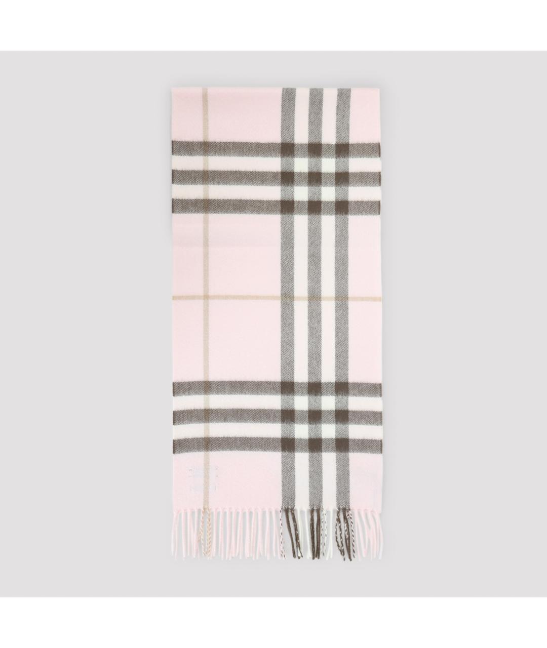 BURBERRY Розовый кашемировый шарф, фото 2
