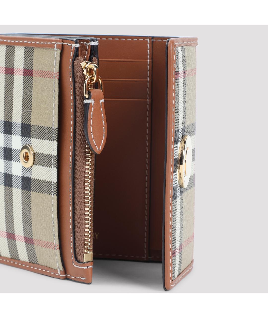 BURBERRY Бежевый кошелек, фото 6