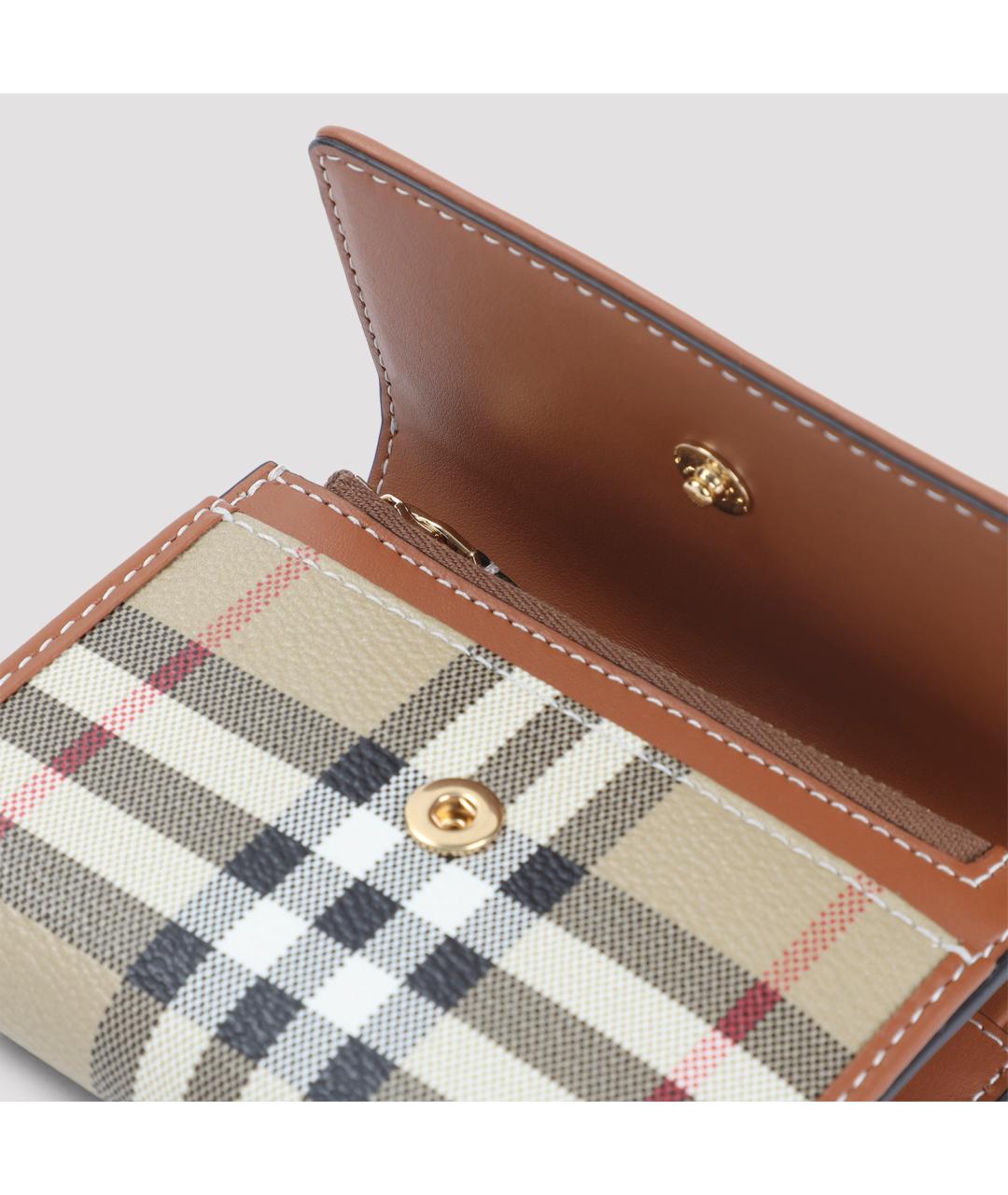 BURBERRY Бежевый кошелек, фото 5