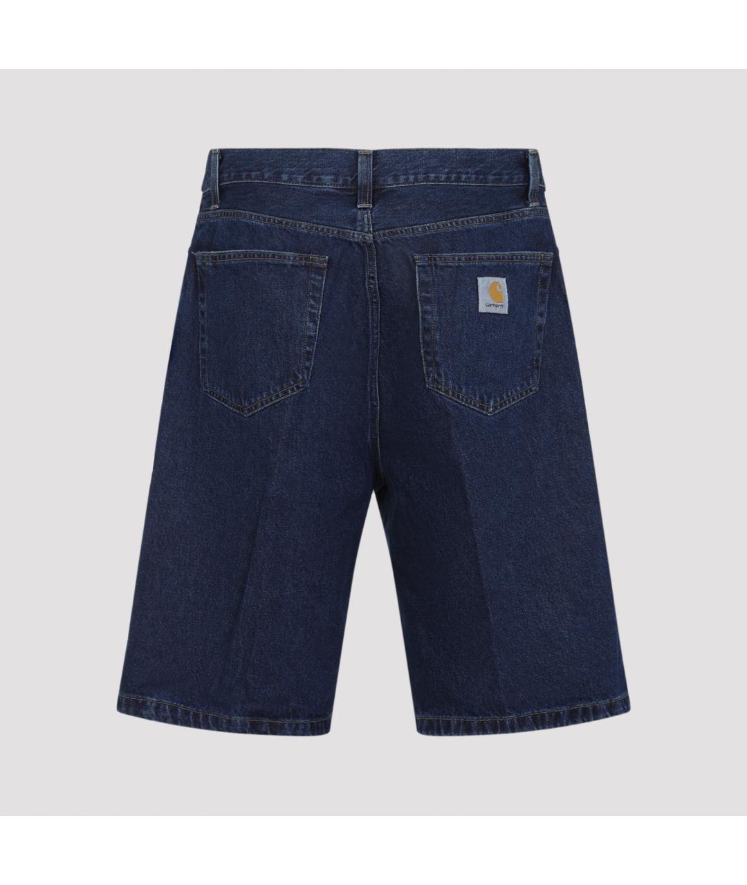 CARHARTT WIP Синие хлопковые шорты, фото 4