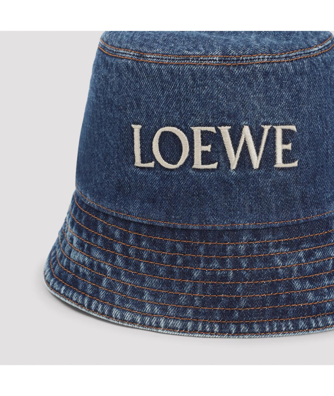 LOEWE Синяя хлопковая панама, фото 3