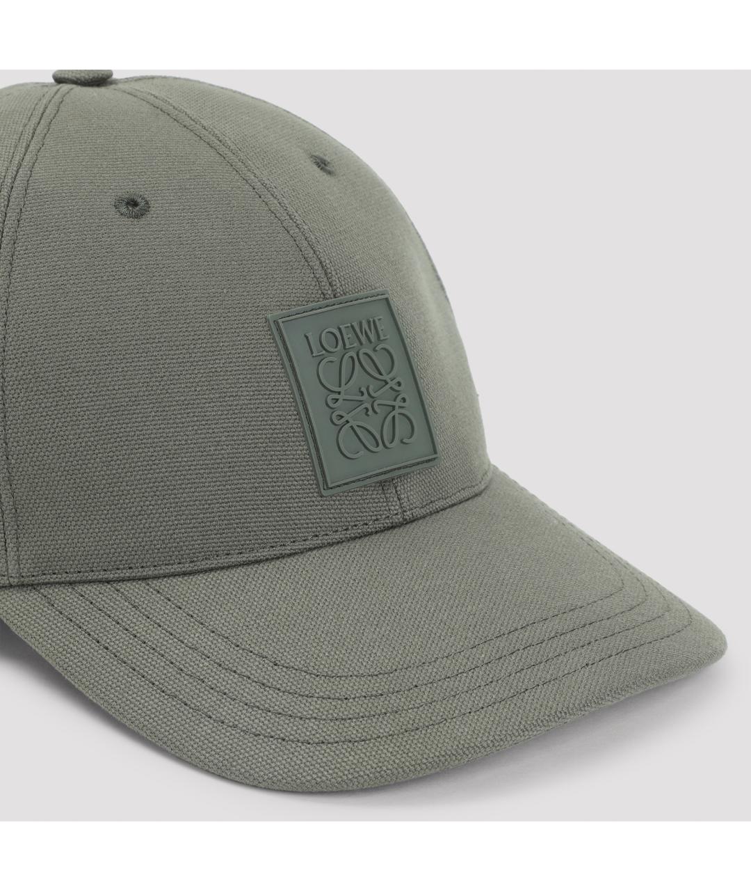 LOEWE Хаки хлопковая кепка/бейсболка, фото 3