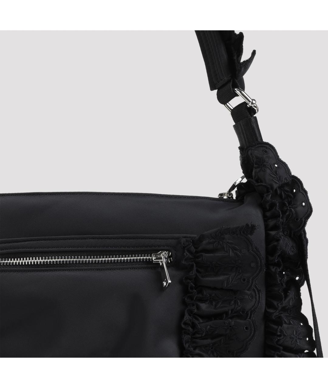 SIMONE ROCHA Черная тканевая сумка через плечо, фото 3