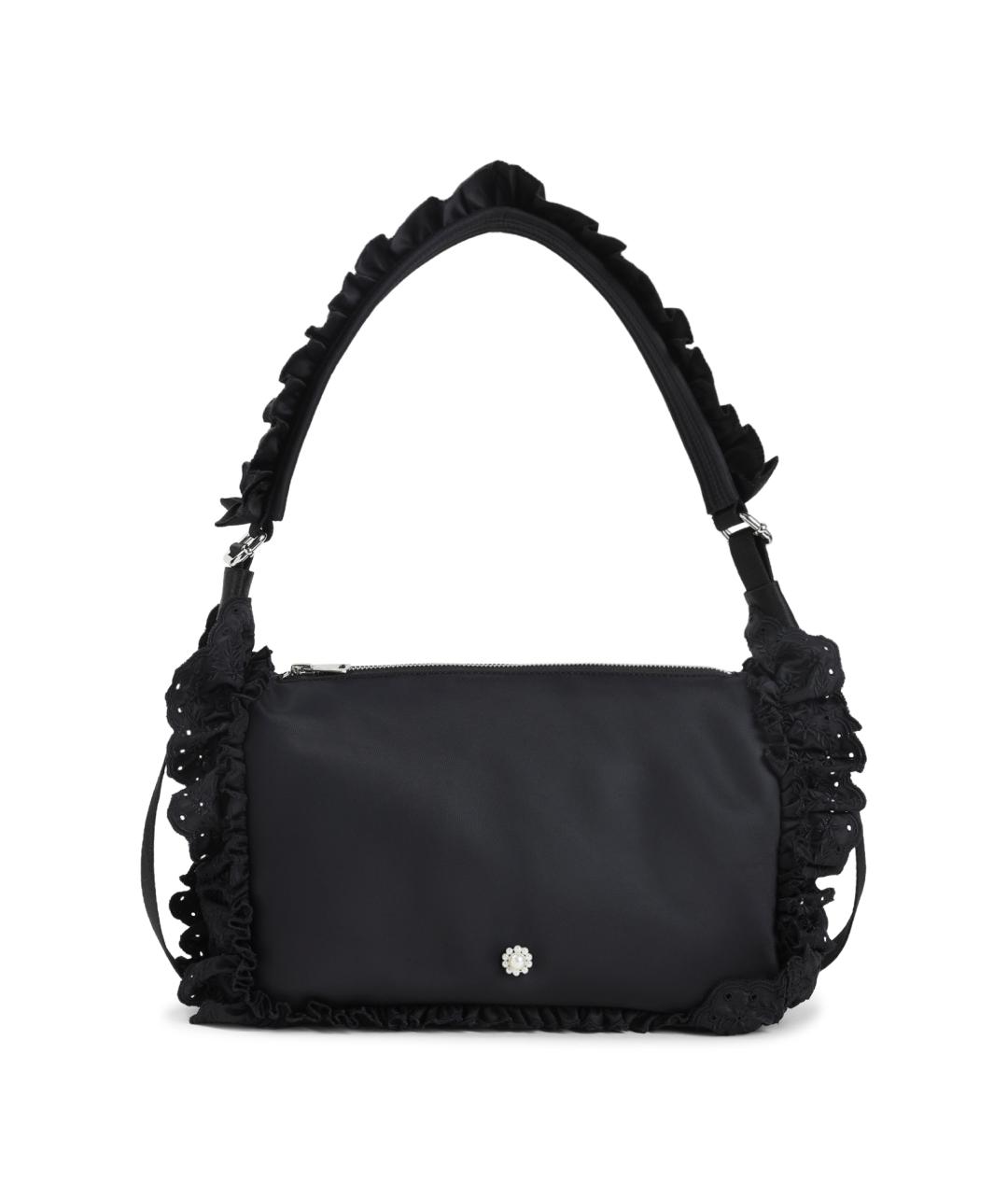 SIMONE ROCHA Черная тканевая сумка через плечо, фото 1