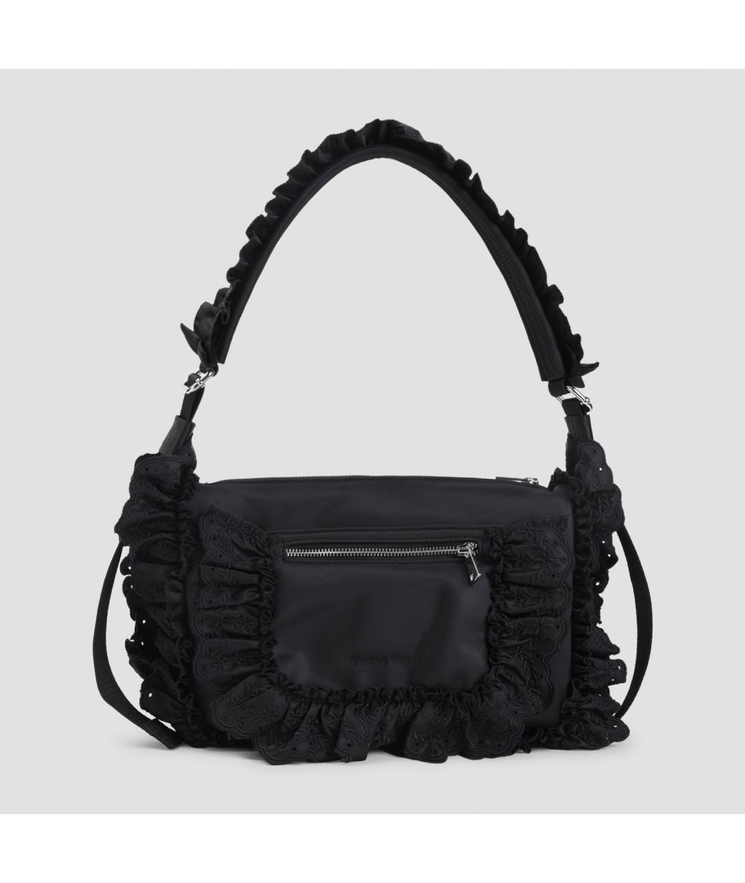SIMONE ROCHA Черная тканевая сумка через плечо, фото 2
