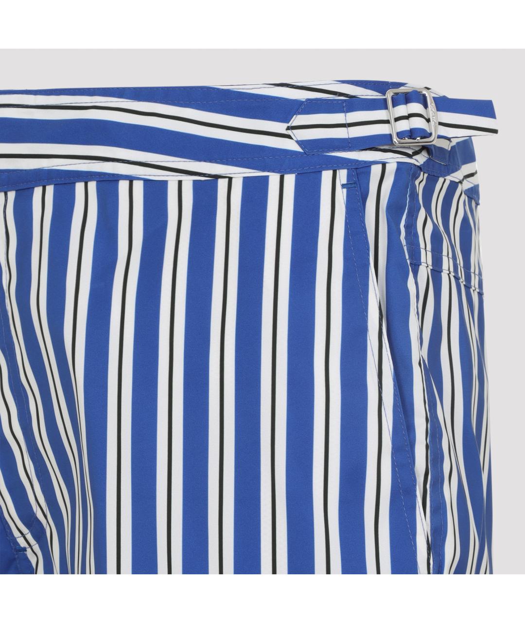 TOM FORD Синие полиэстеровые шорты, фото 3