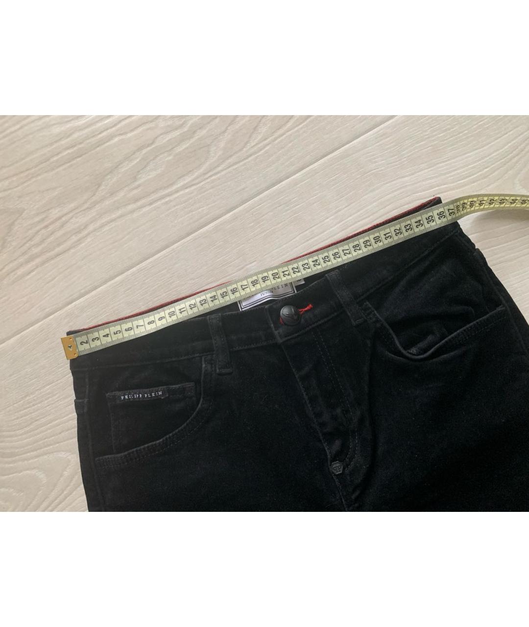 PHILIPP PLEIN JUNIOR Черные хлопковые детские джинсы, фото 6