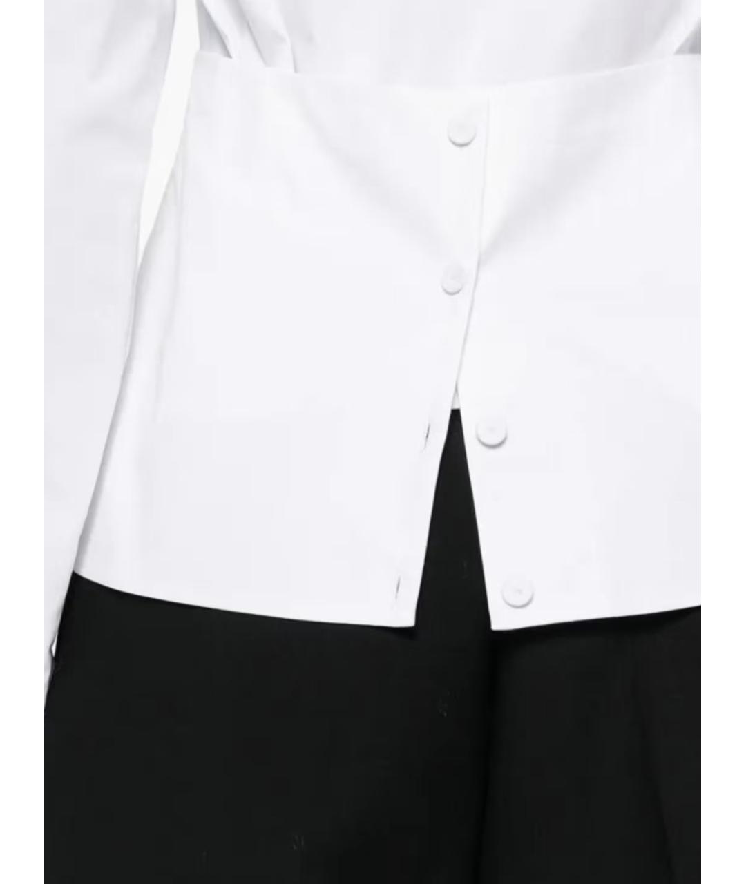 ROHE Белая хлопковая рубашка, фото 3