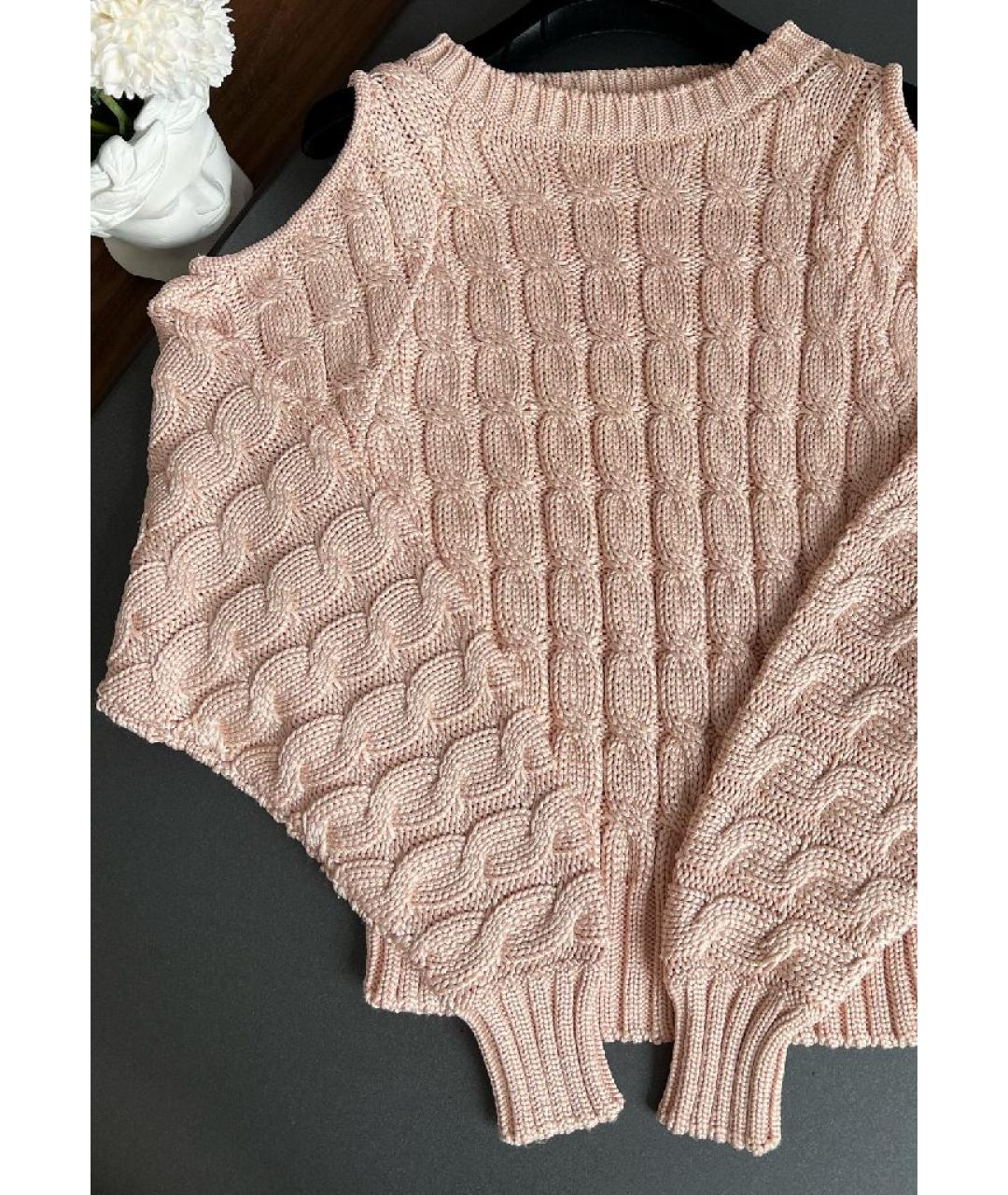 BALMAIN Розовый джемпер / свитер, фото 3