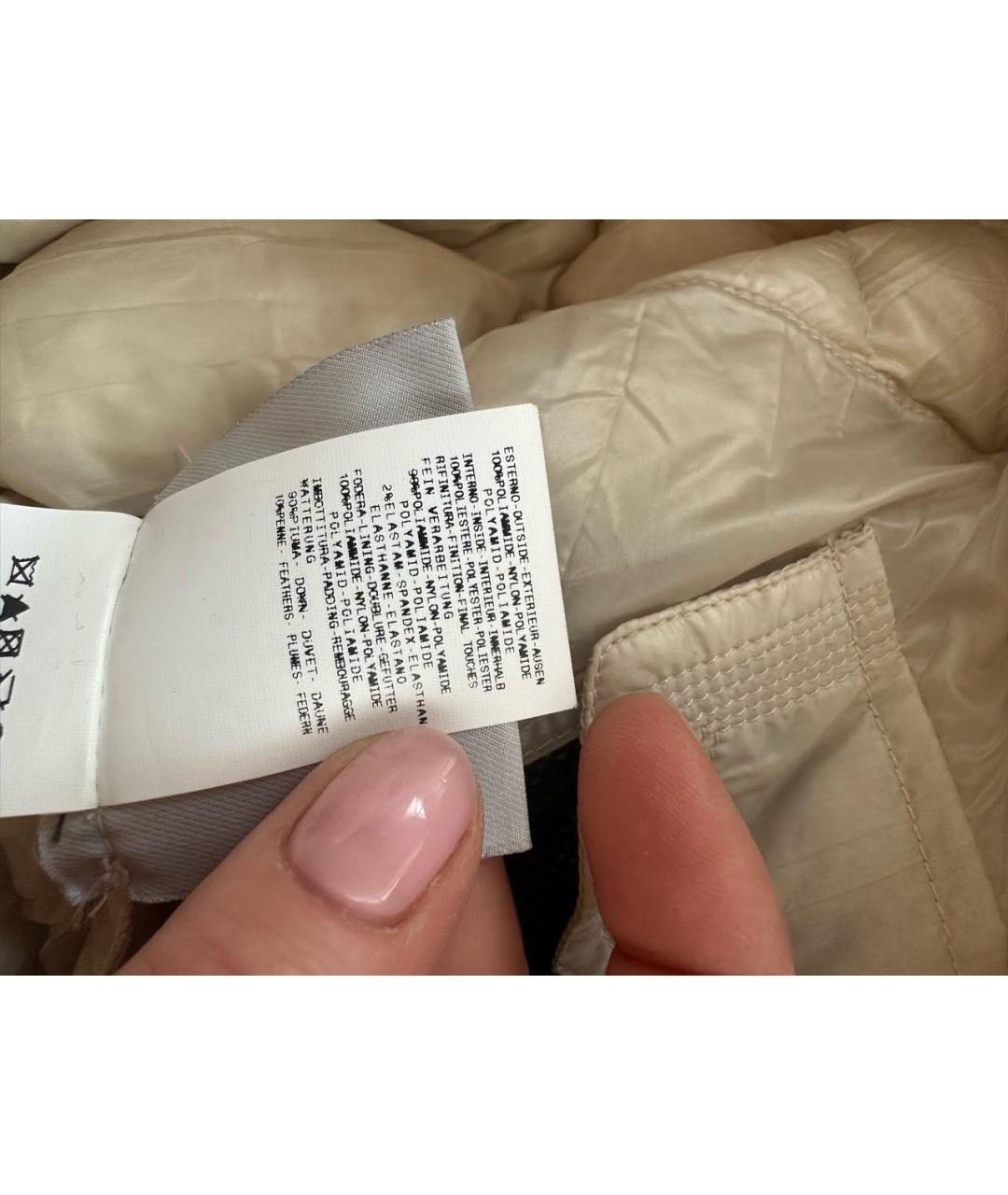 ERMANNO SCERVINO Бежевая куртка, фото 7