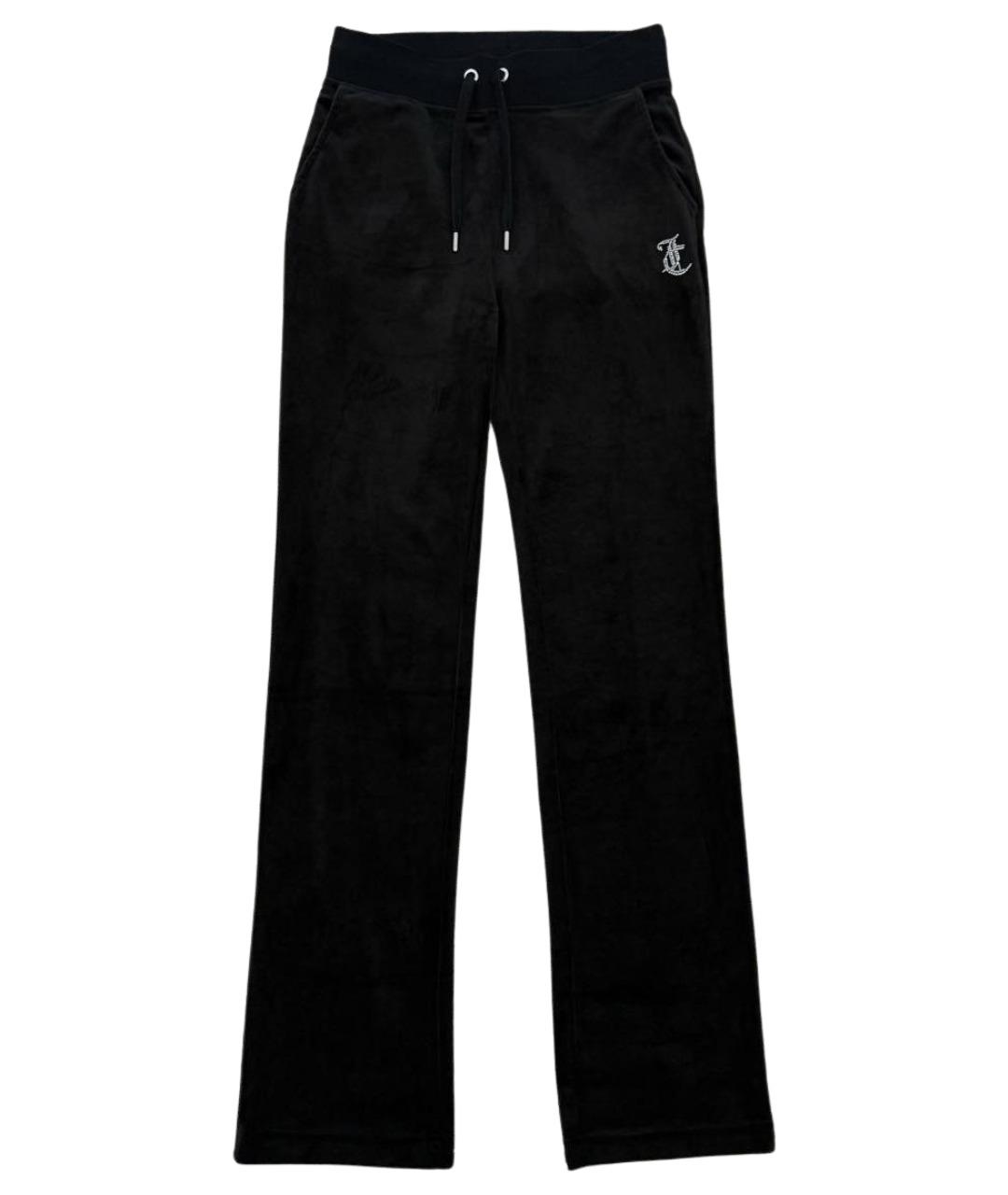 JUICY COUTURE Черные велюровые спортивные брюки и шорты, фото 1