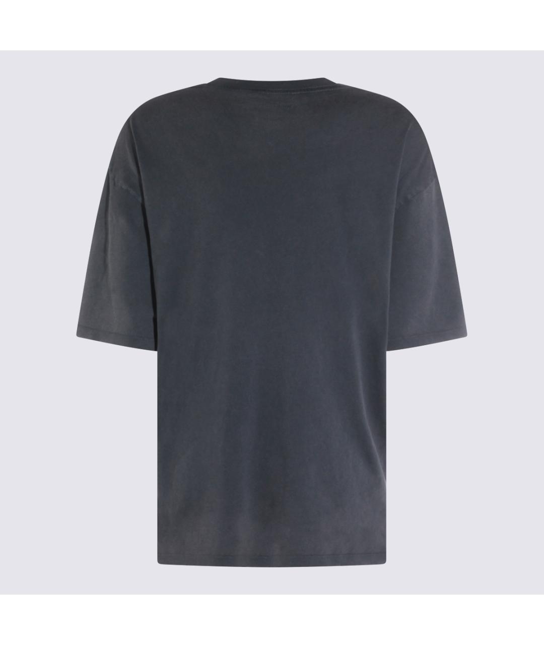 ANINE BING Черная хлопковая футболка, фото 2