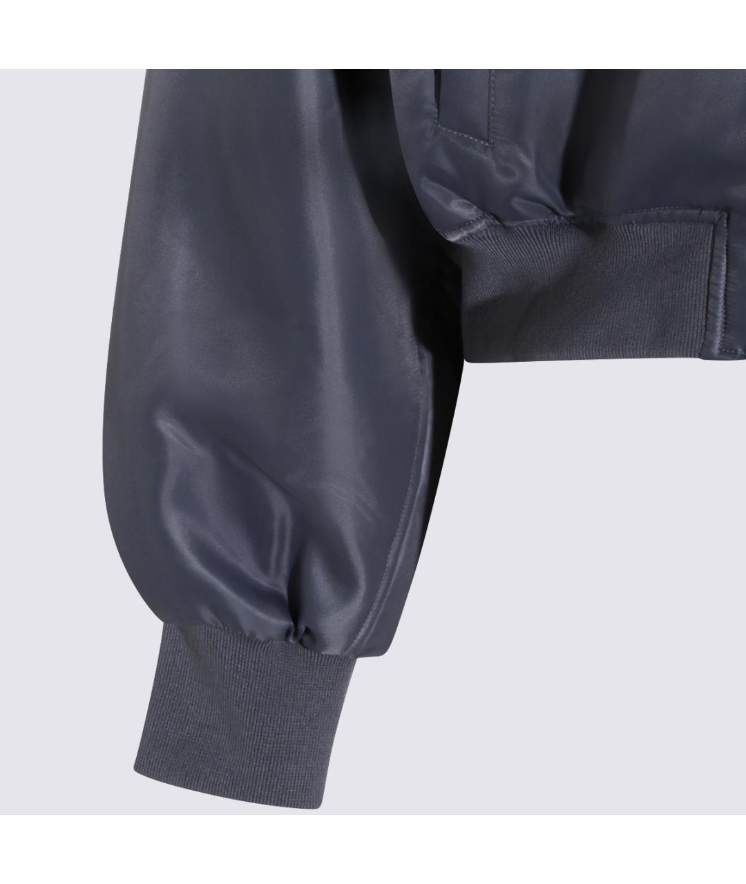 ANINE BING Серая полиэстеровая куртка, фото 4