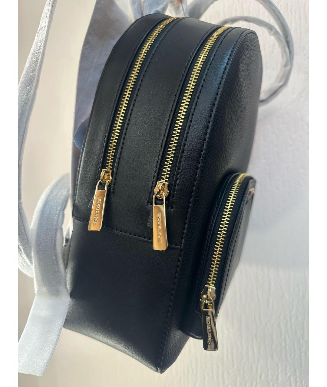 MICHAEL KORS Черный кожаный рюкзак, фото 3