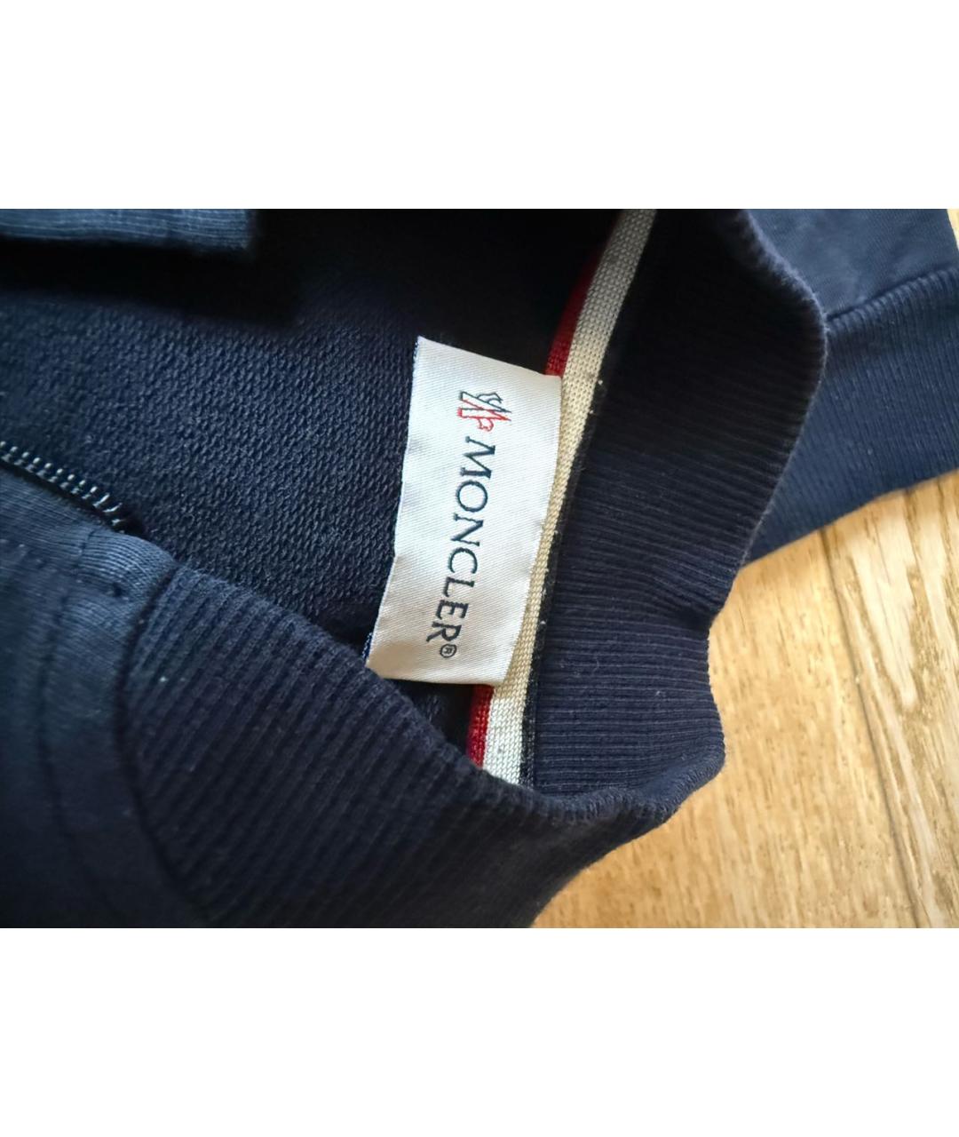 MONCLER KIDS Темно-синий хлопковый комплект, фото 3