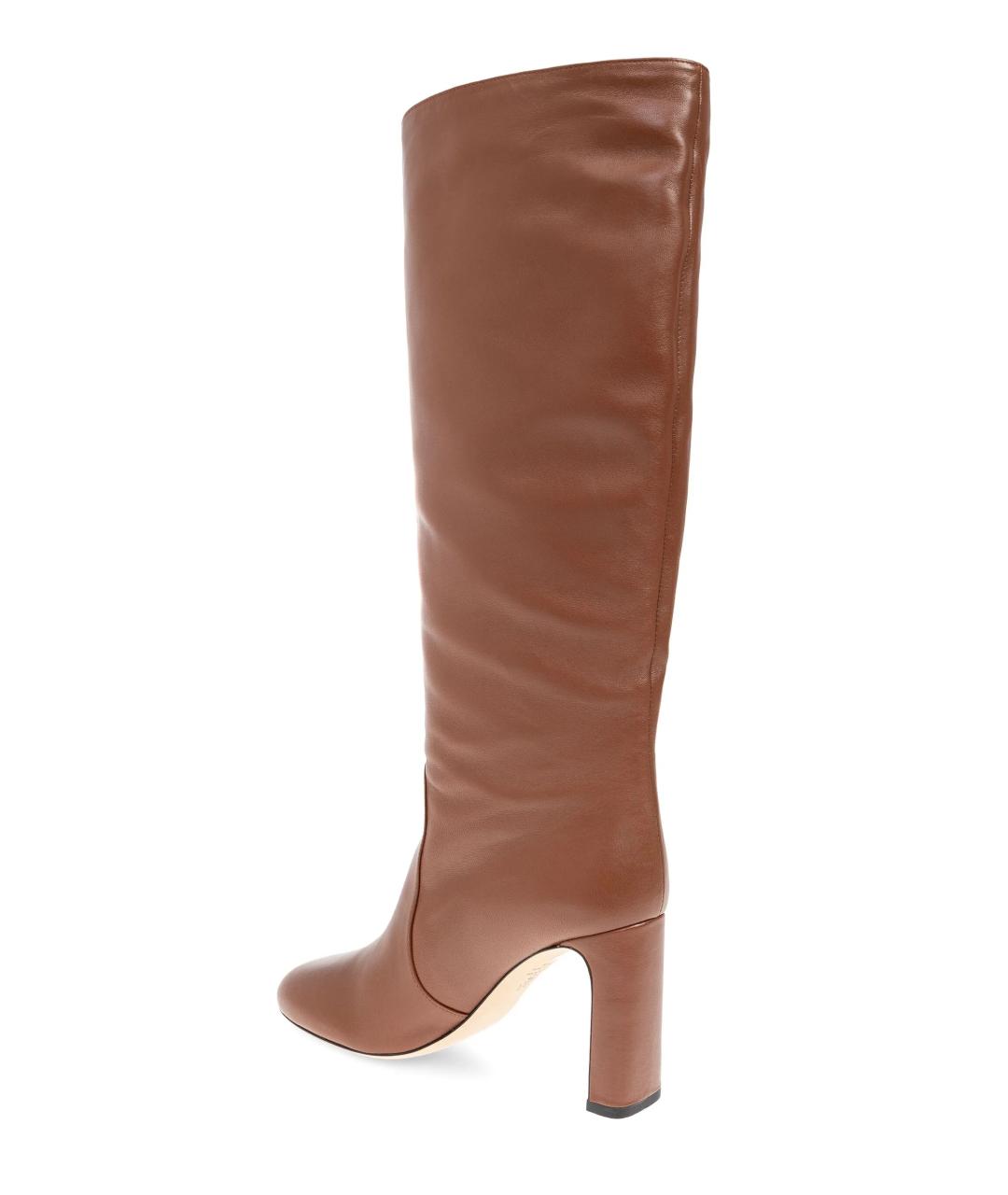 STUART WEITZMAN Коричневые кожаные сапоги, фото 3