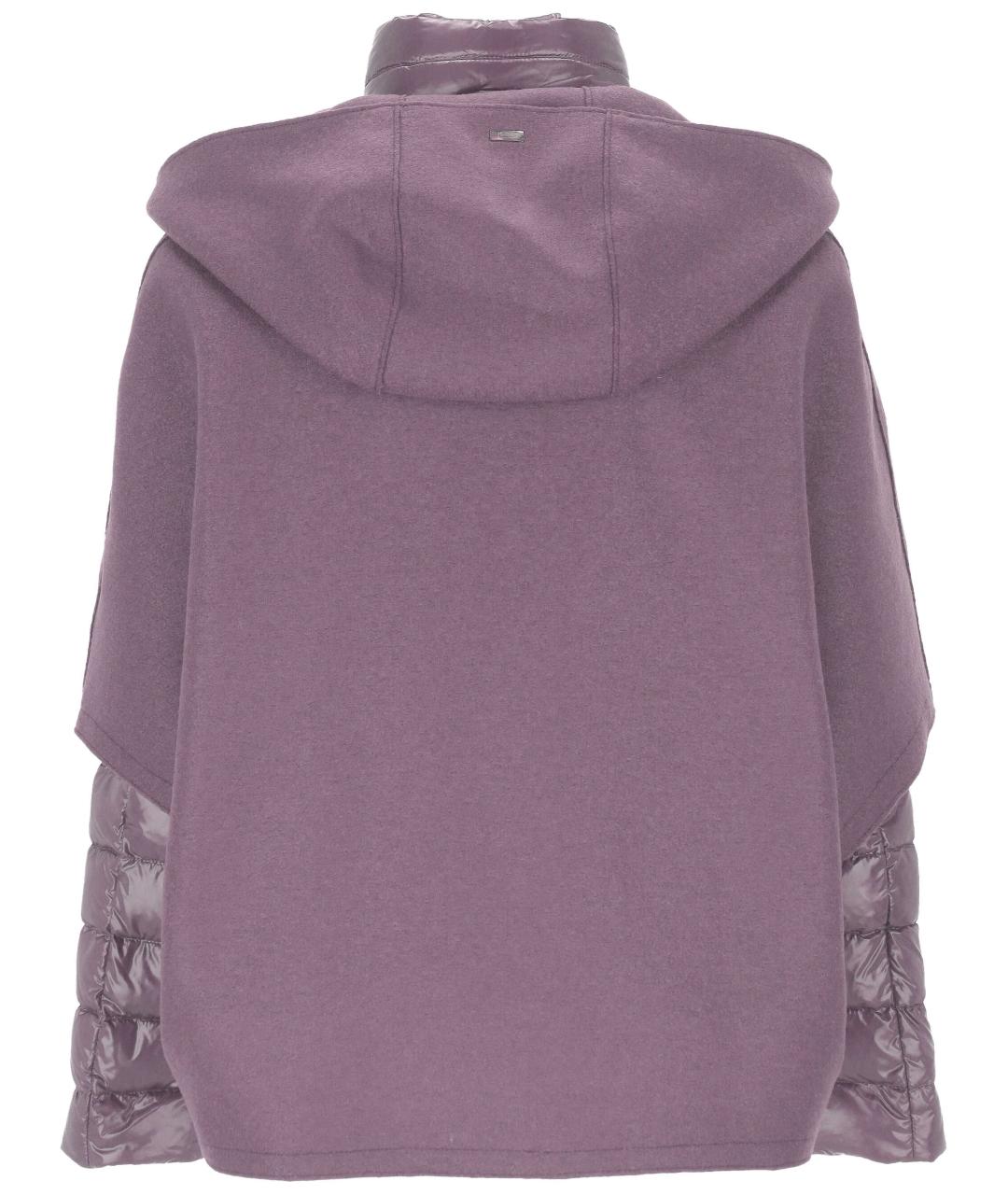 HERNO Фиолетовое хлопковое пальто, фото 3
