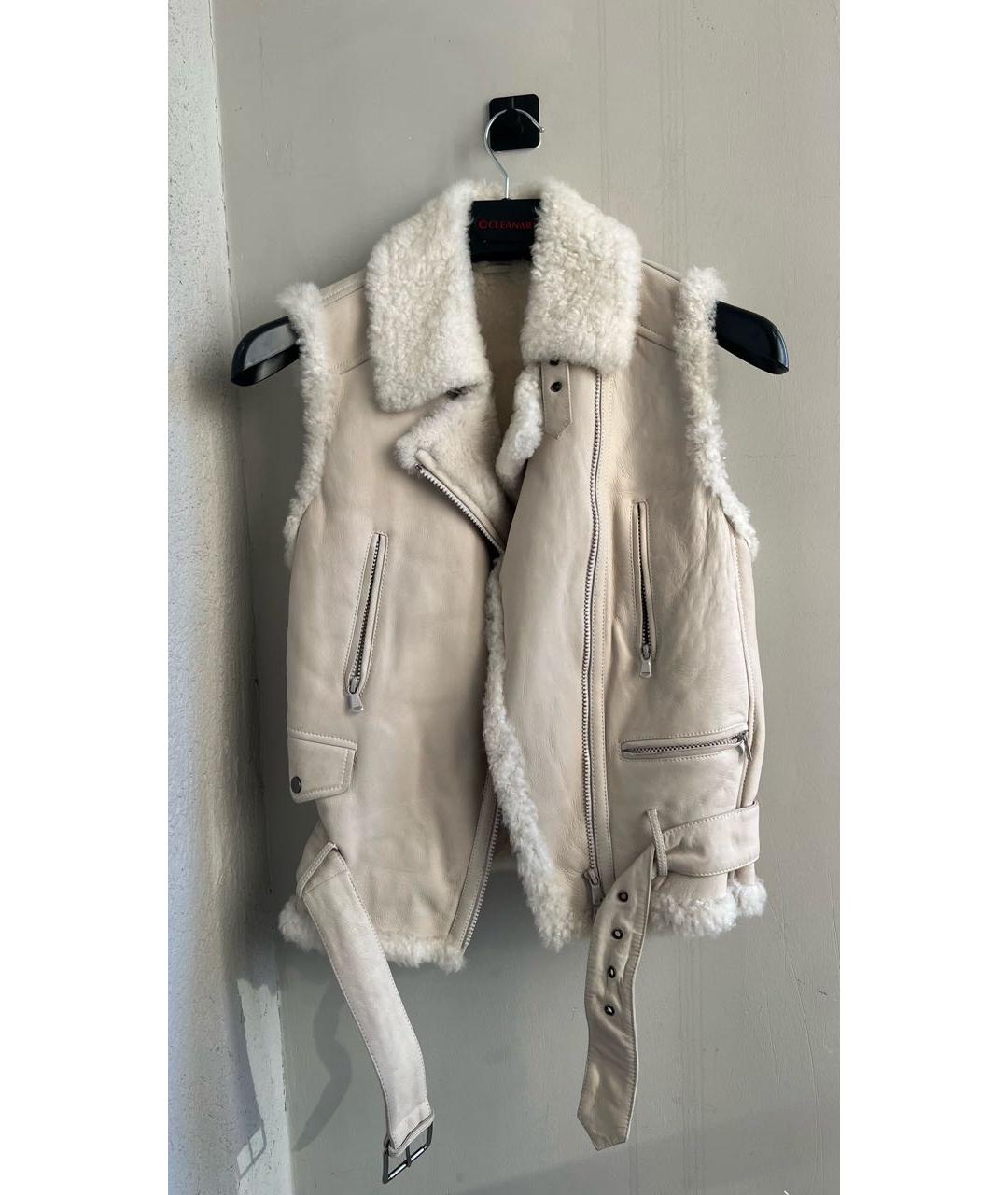 BRUNELLO CUCINELLI Бежевый шерстяной жилет, фото 8