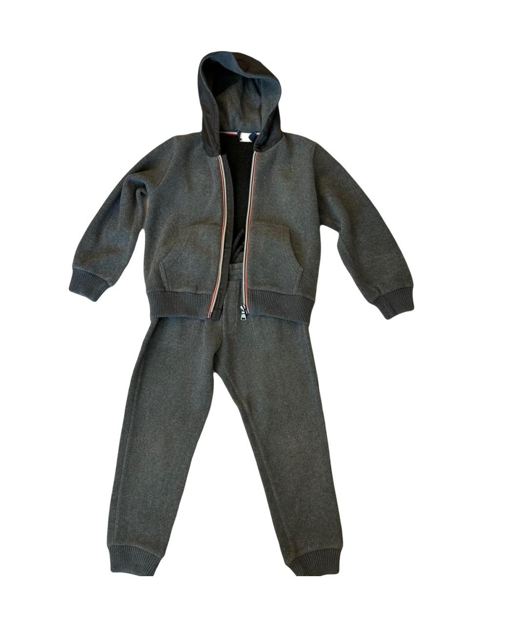 MONCLER KIDS Серый полиэстеровый комплект, фото 9