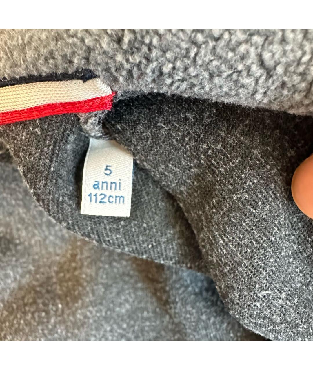 MONCLER KIDS Серый полиэстеровый комплект, фото 5