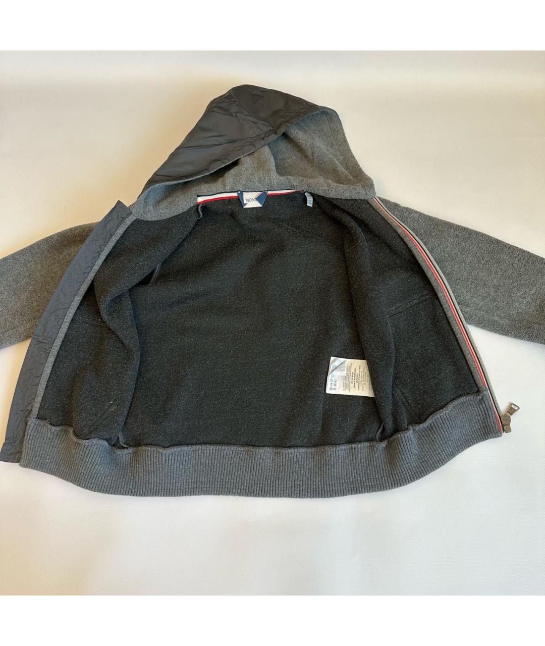 MONCLER KIDS Серый полиэстеровый комплект, фото 3