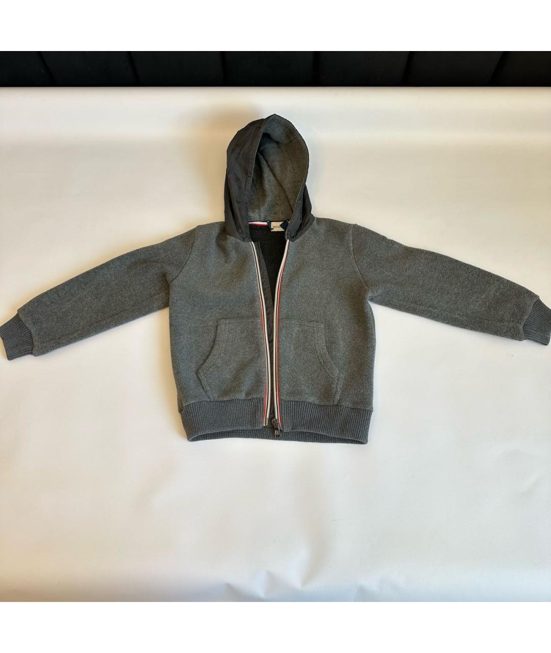 MONCLER KIDS Серый полиэстеровый комплект, фото 2