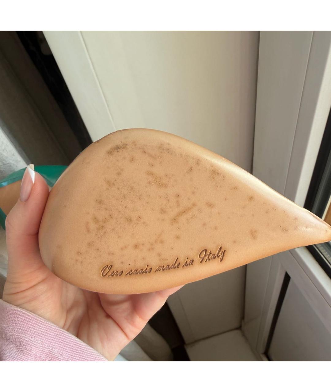 DOLCE&GABBANA Бирюзовые туфли, фото 5