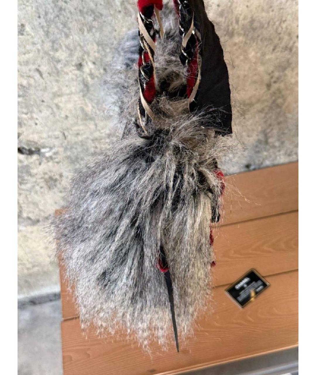 CHANEL Серая твидовая сумка тоут, фото 5