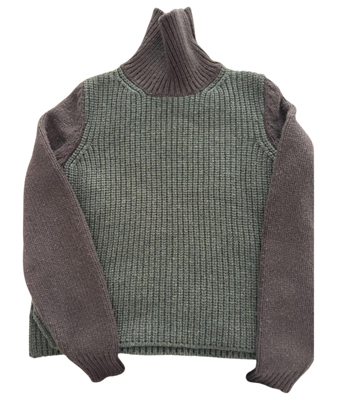 CELINE Зеленая шерстяная водолазка, фото 1
