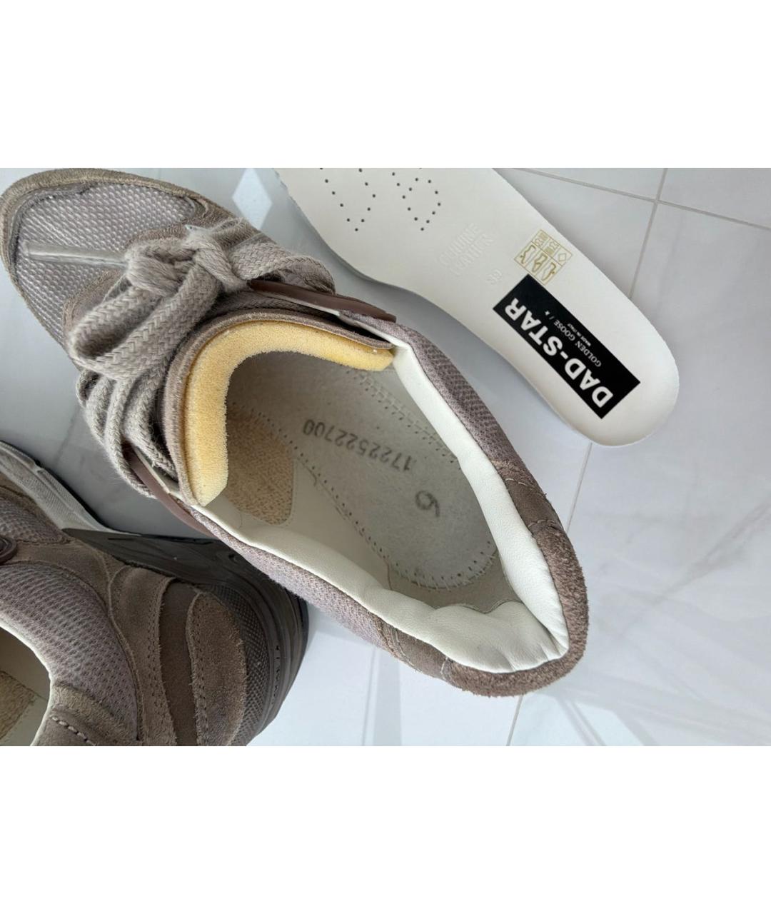 GOLDEN GOOSE DELUXE BRAND Мульти замшевые кроссовки, фото 6