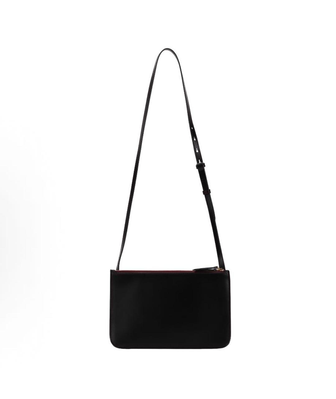 BURBERRY Черная кожаная сумка через плечо, фото 3