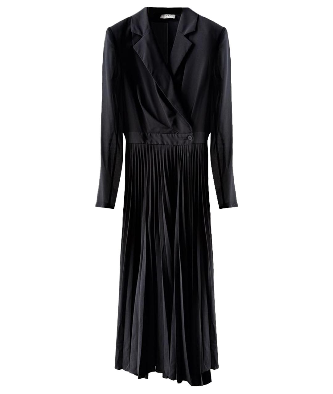 SANDRO Черное повседневное платье, фото 1