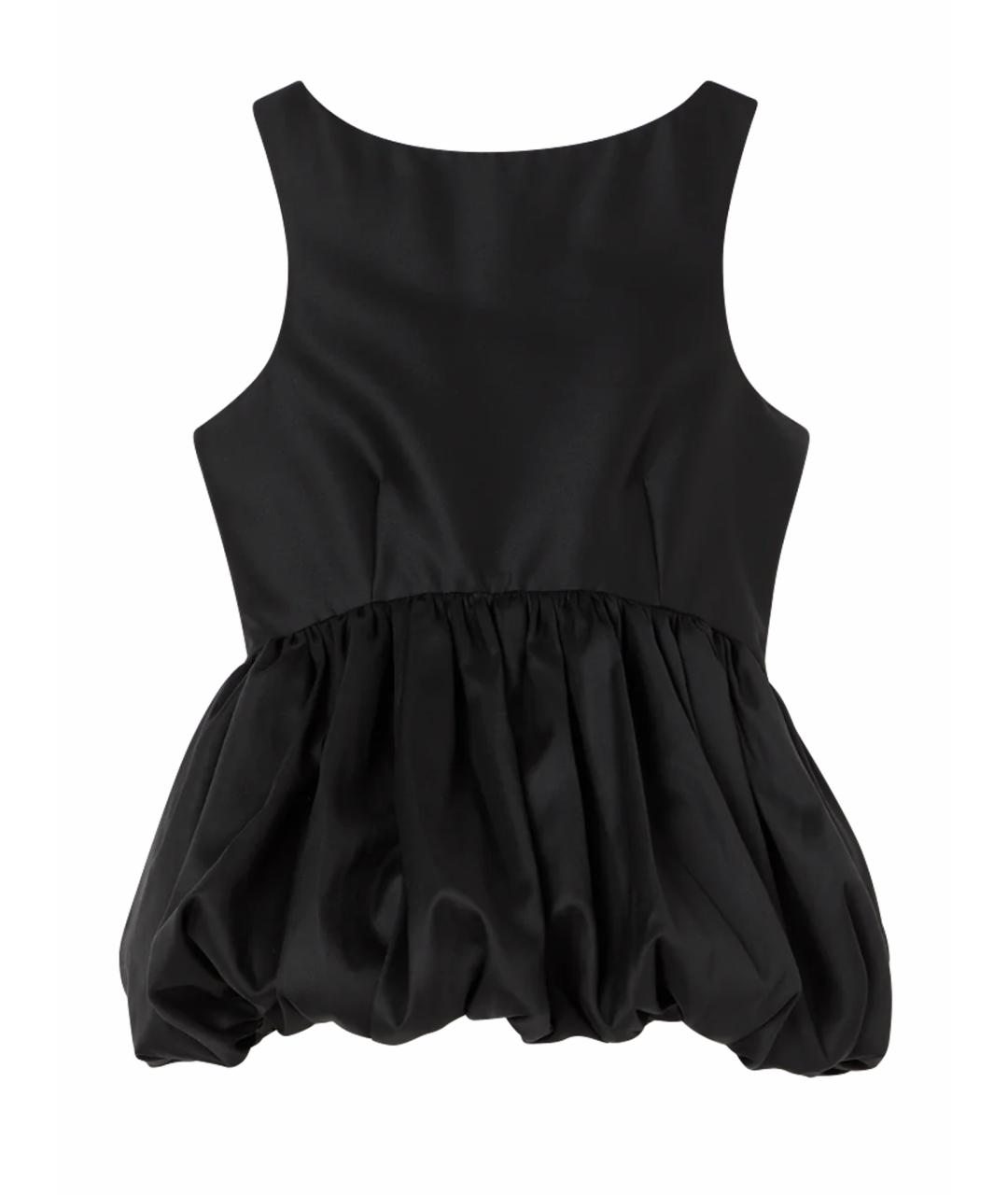 ROHE Черная шерстяная блузы, фото 1