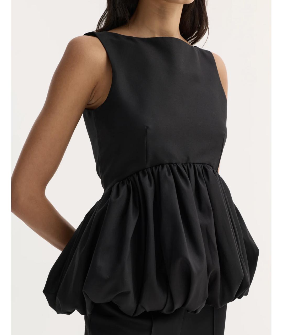 ROHE Черная шерстяная блузы, фото 3