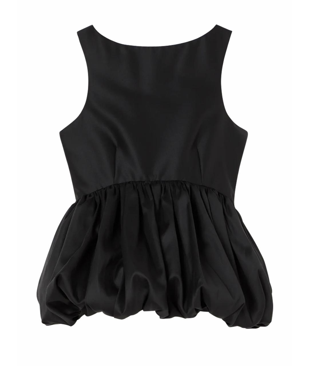 ROHE Черная шерстяная блузы, фото 4