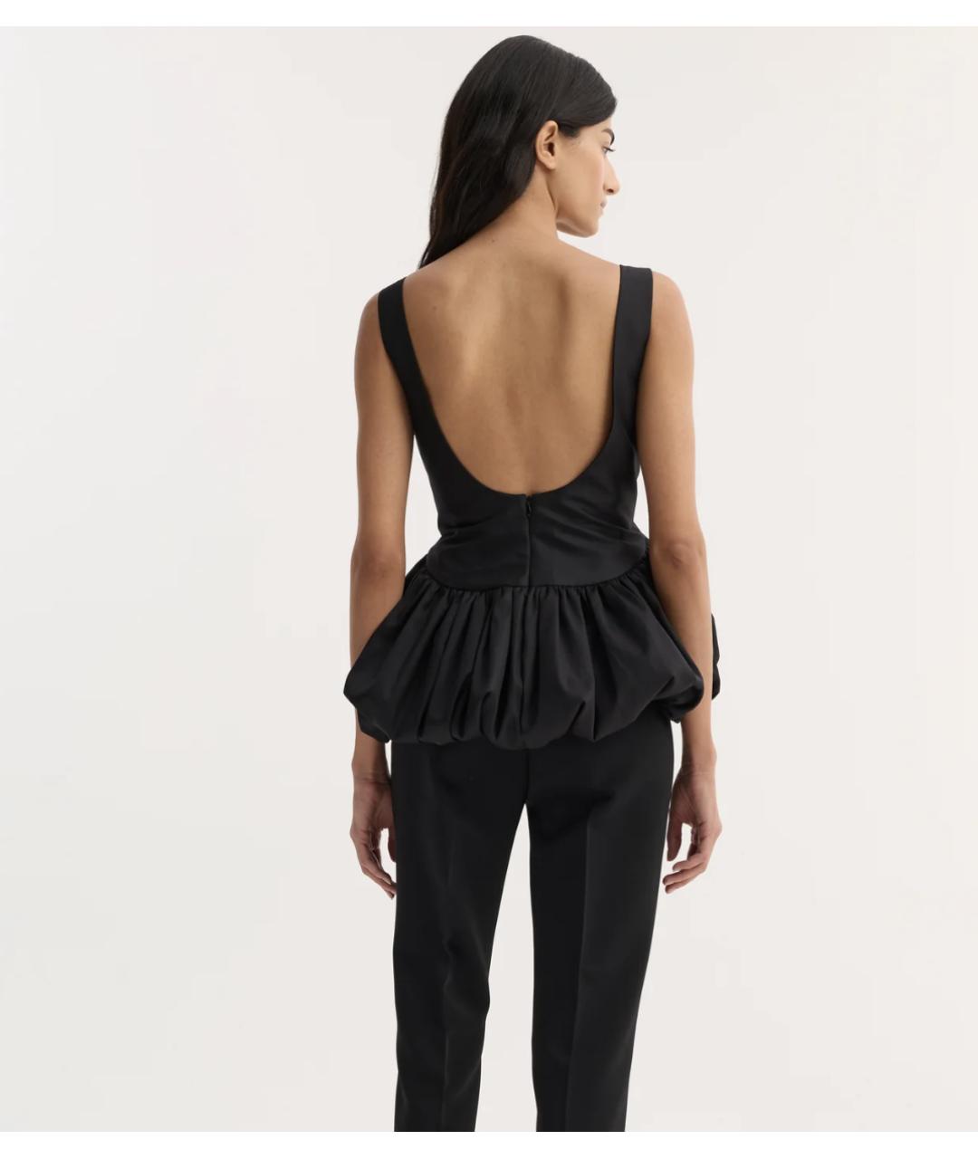 ROHE Черная шерстяная блузы, фото 2