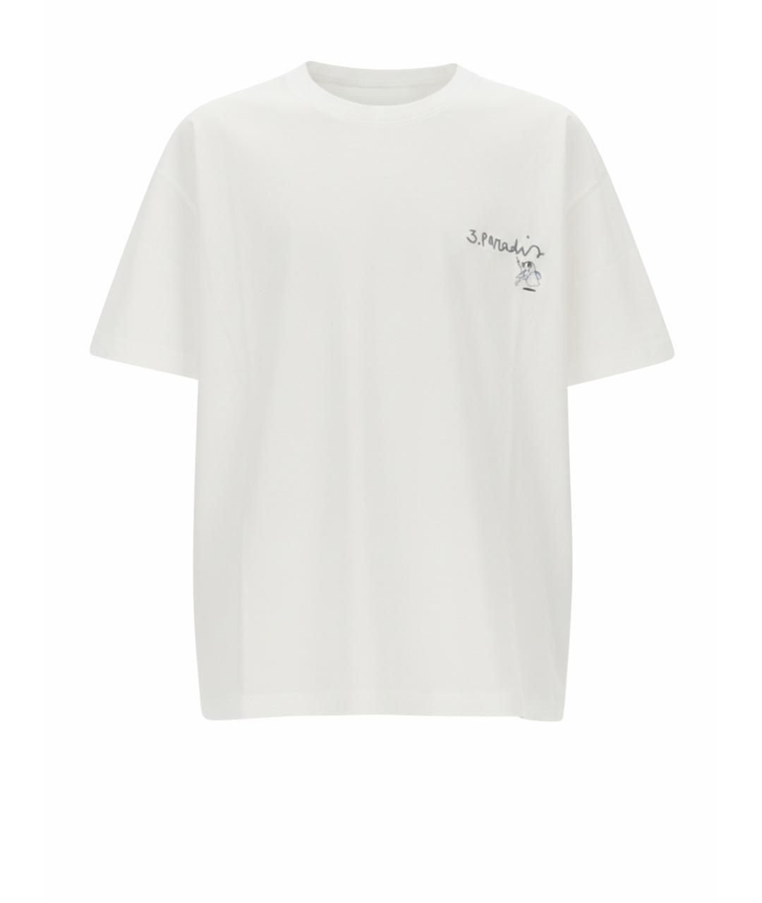 3.PARADIS Белая хлопковая футболка, фото 1
