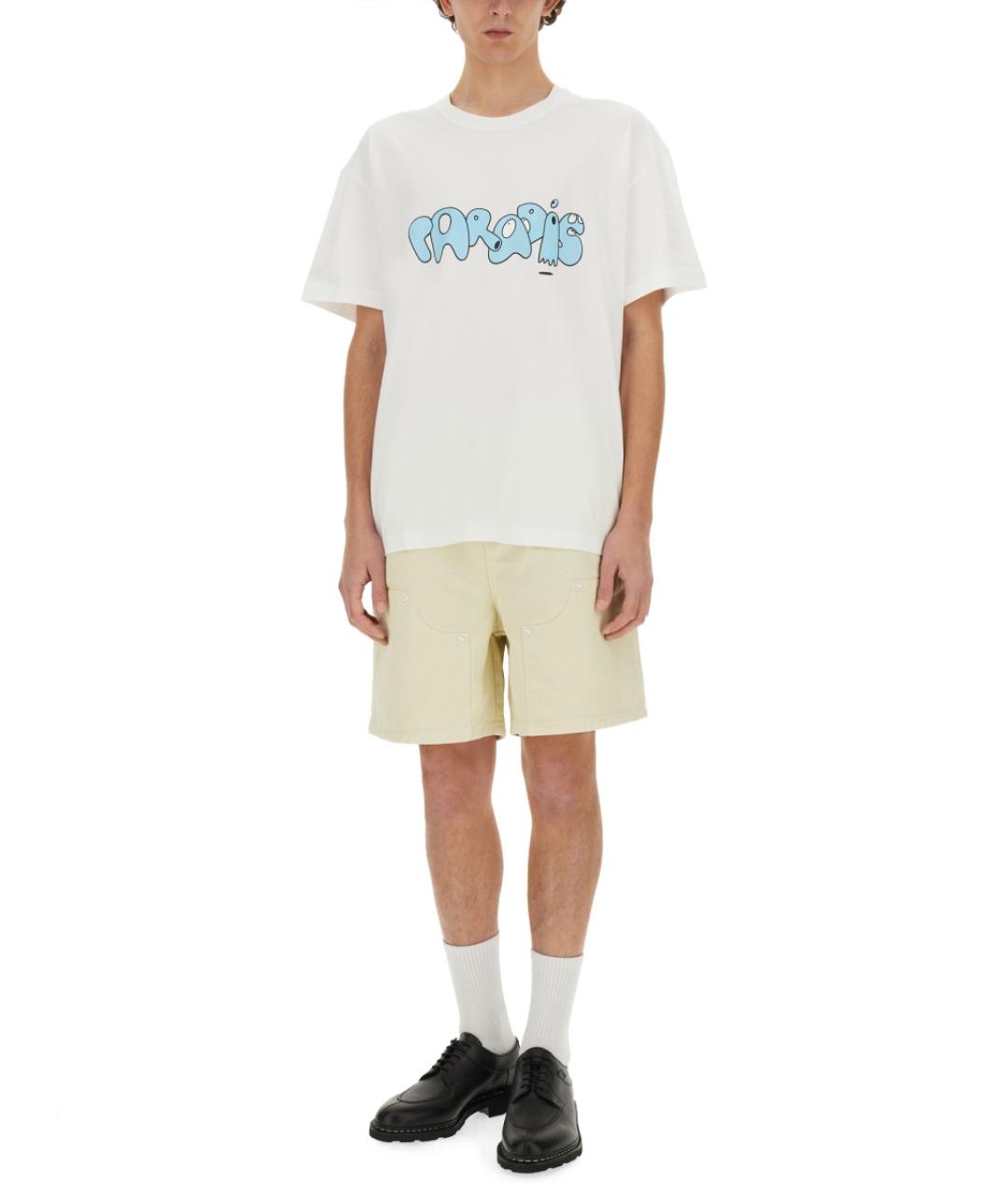 3.PARADIS Белая хлопковая футболка, фото 2