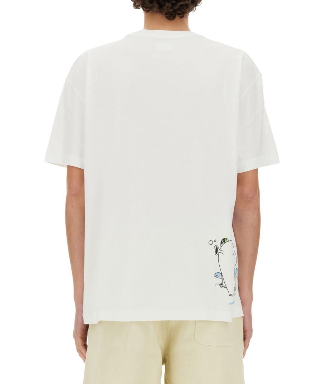 3.PARADIS Белая хлопковая футболка, фото 4
