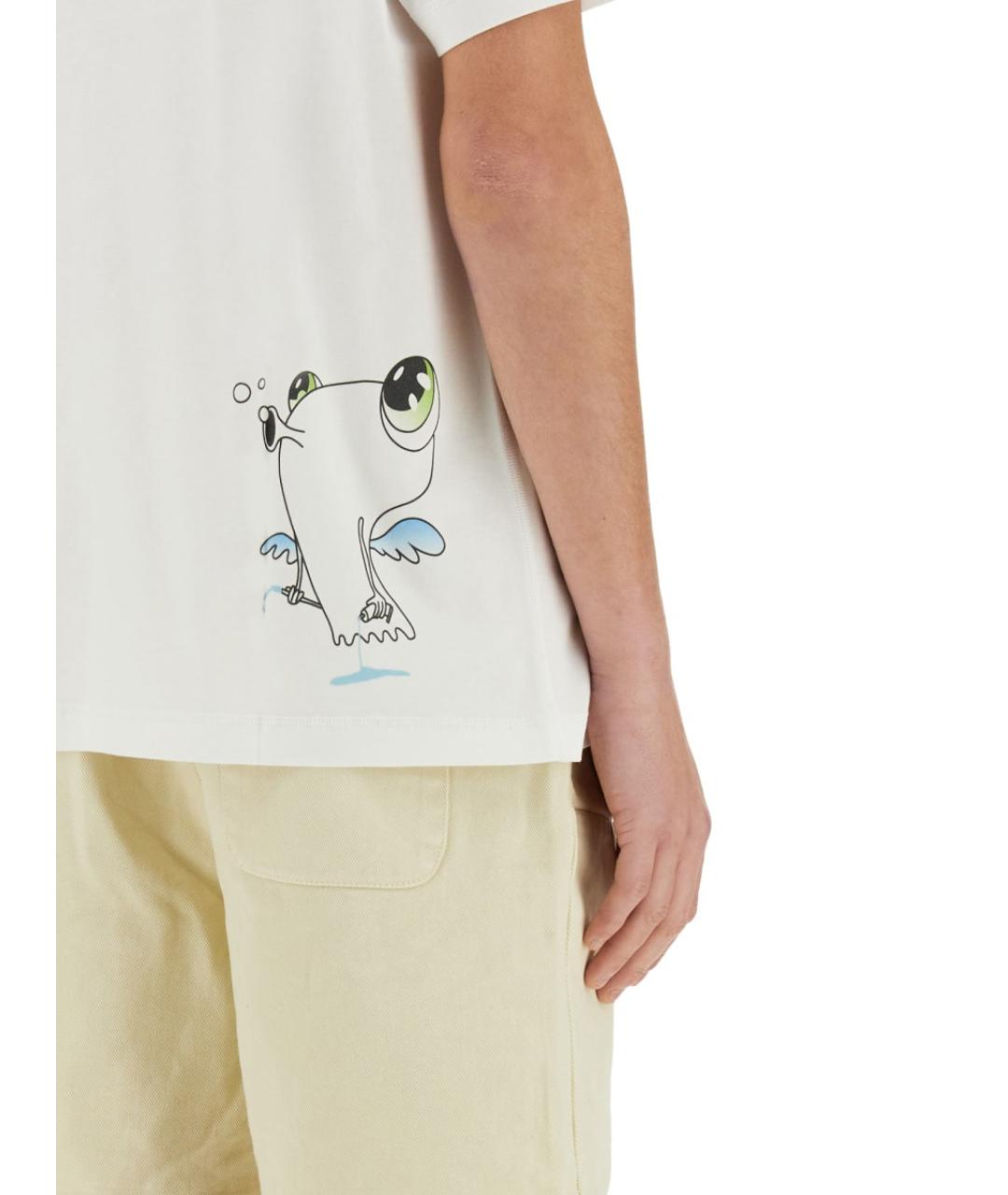 3.PARADIS Белая хлопковая футболка, фото 3