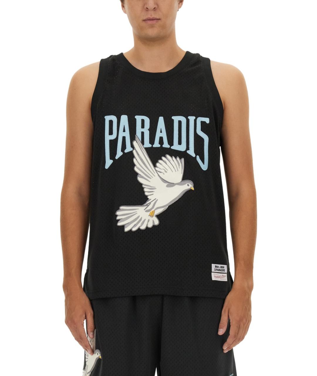 3.PARADIS Черная майка, фото 5