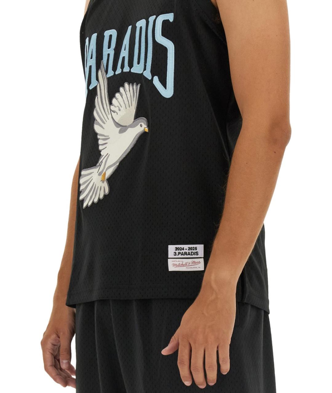 3.PARADIS Черная майка, фото 4