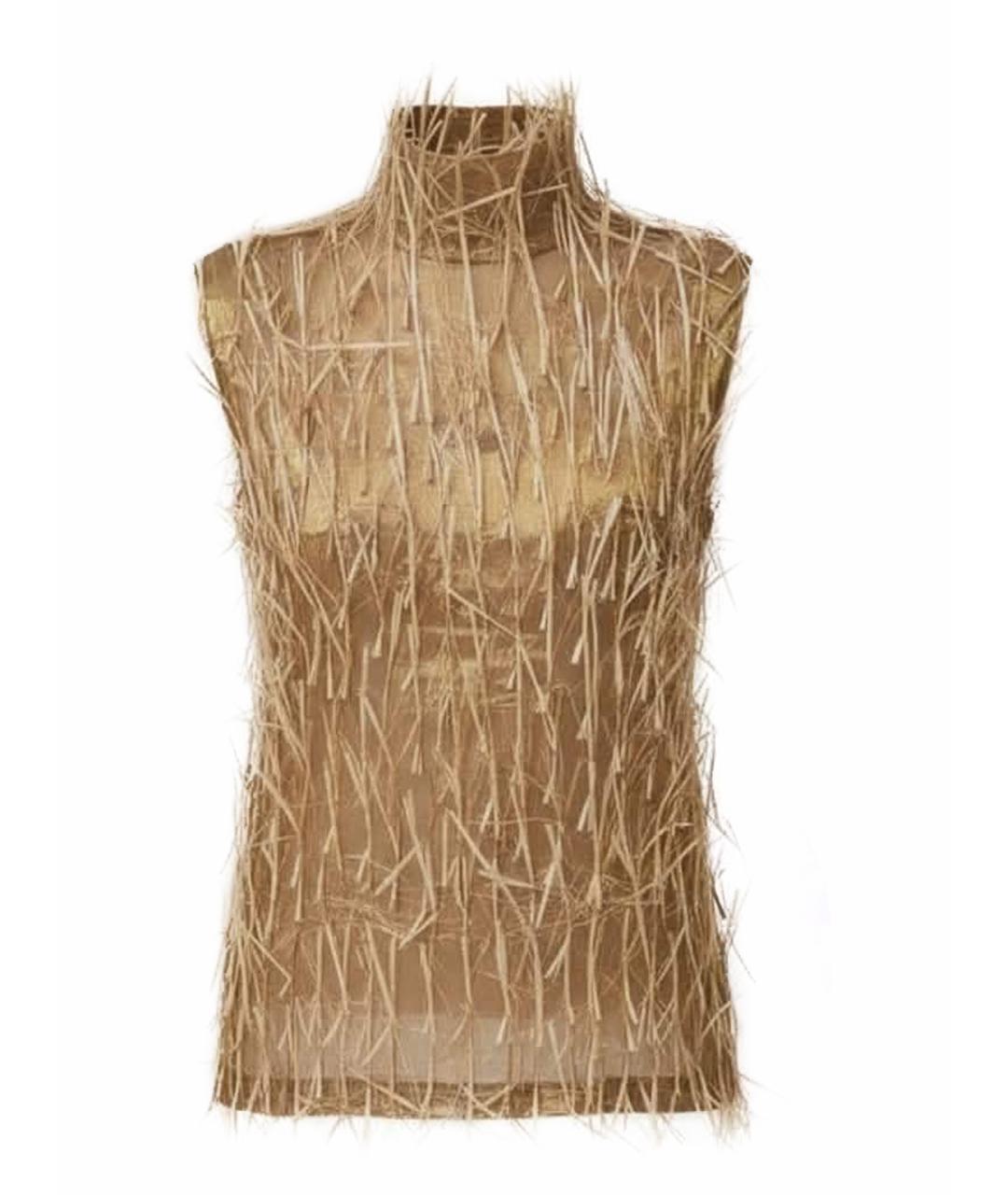 CHANEL Горчичная майка, фото 1