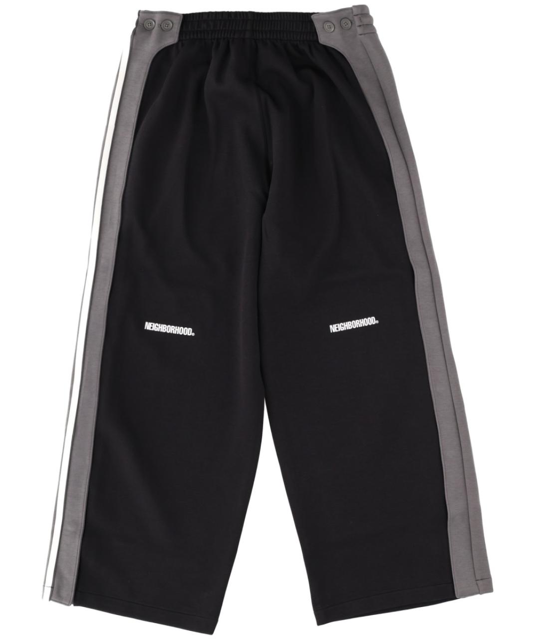 Y-3 Черные хлопковые прямые брюки, фото 2