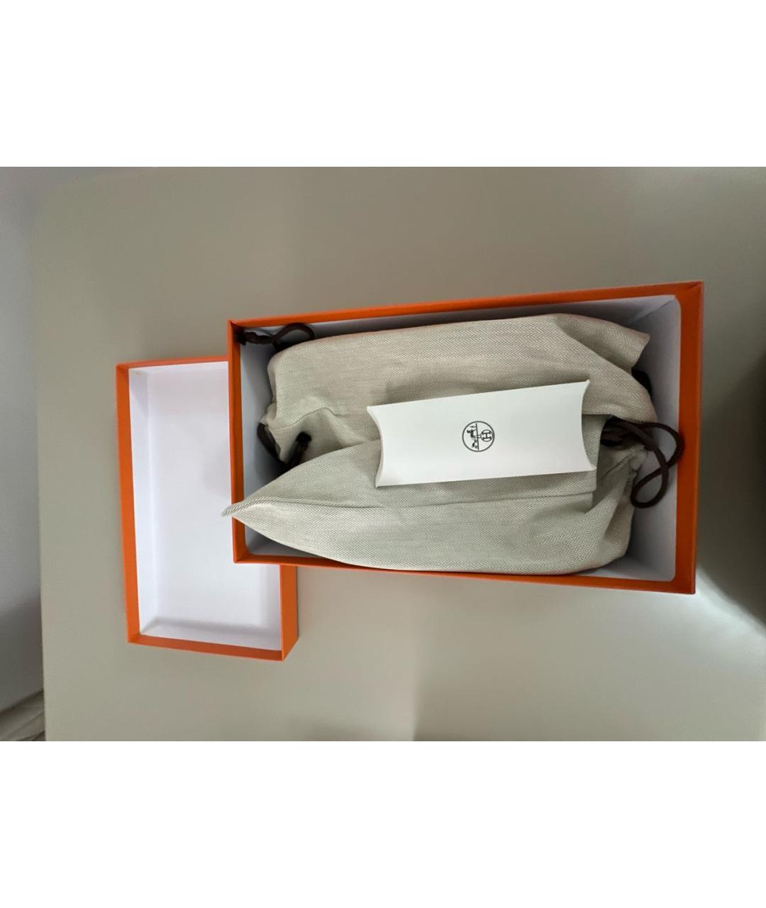 HERMES Черные замшевые высокие кроссовки / кеды, фото 5