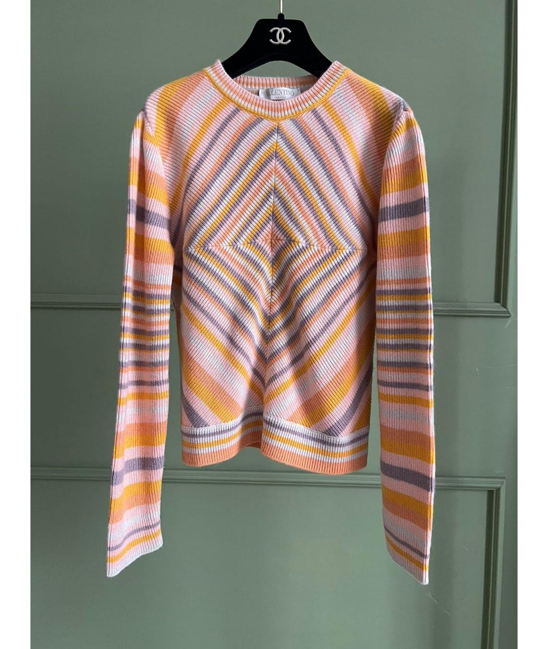 VALENTINO Желтый джемпер / свитер, фото 7