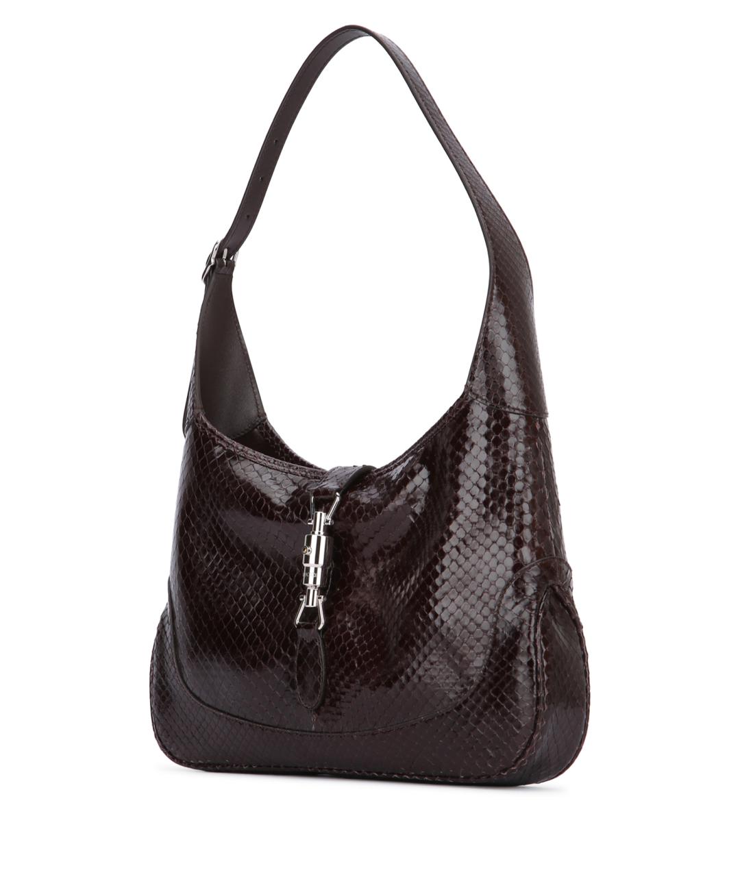 GUCCI Коричневая сумка через плечо из экзотической кожи, фото 2