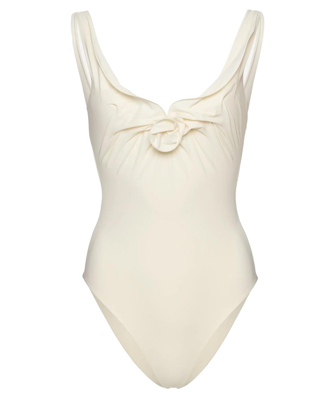 MAGDA BUTRYM Белый полиамидовый купальник, фото 1